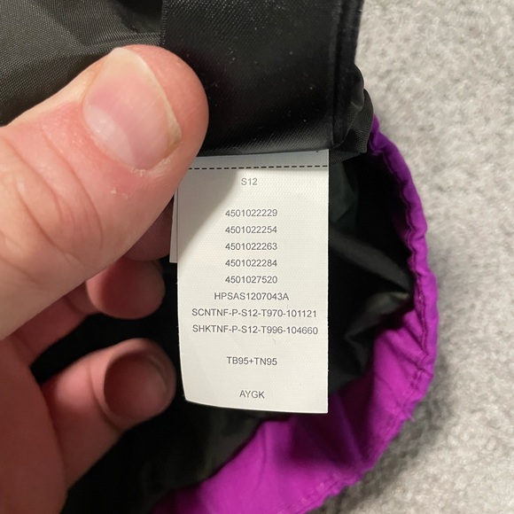 The Northface Jacket Womens XL Hyvent Lightweight Pink Magenta Breathable - Picture 8 of 16